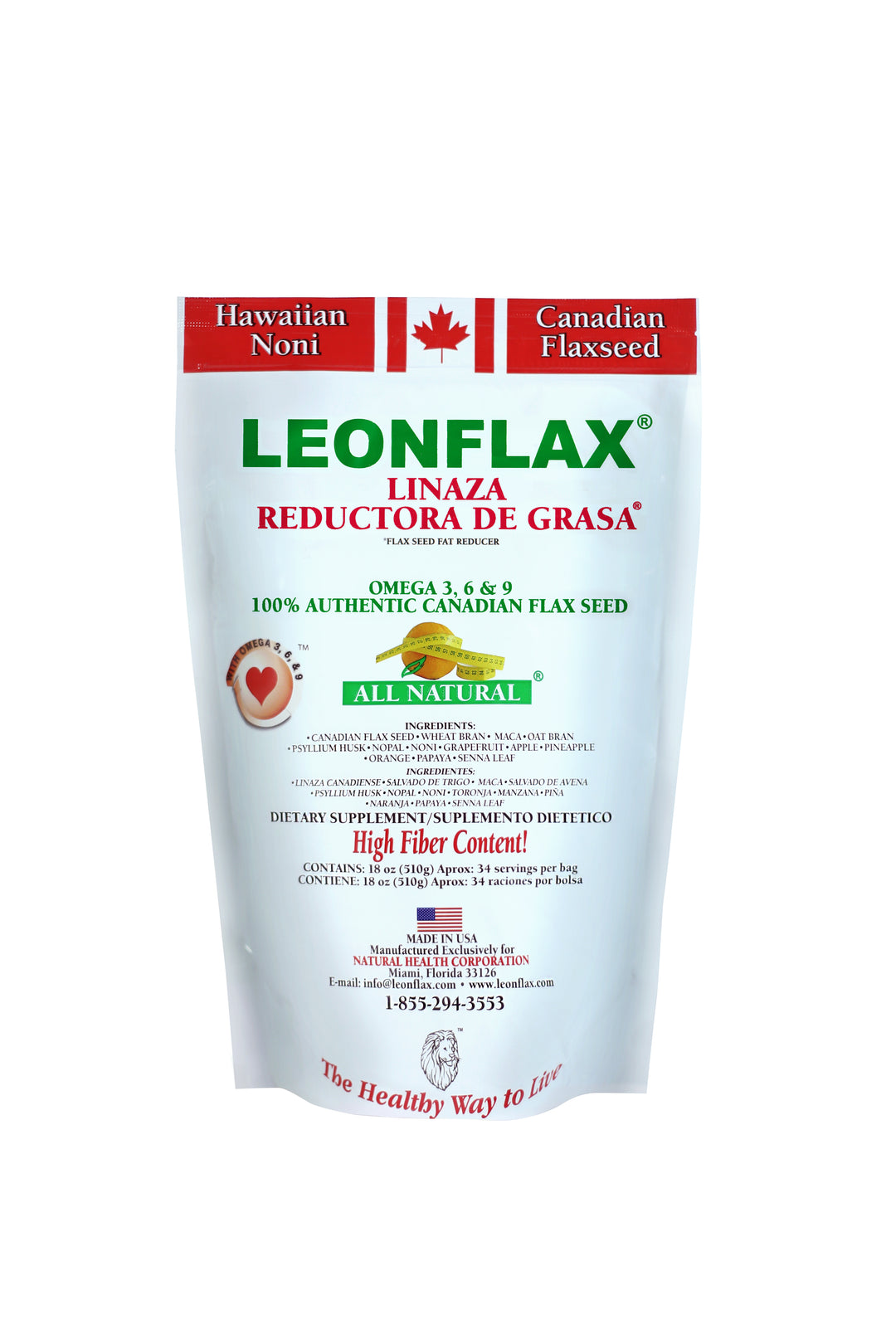 Leonflax 18oz – Funciones